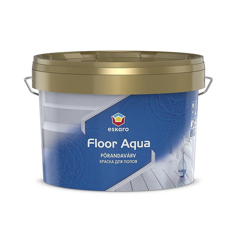 Eskaro Floor Aqua / Эскаро Флор Аква Краска для пола глянцевая